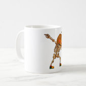 Dabbing Pumpkin - Beängstigendes Skelettkostüm - H Kaffeetasse (Vorderseite Links)