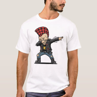 Dabbing Punk – Frecher Cartoon Style T-Shirt