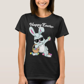 Dabbing Rabbit Happy Easter Day Eggs Dab Boys Girl T-Shirt