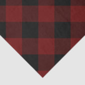 Dabbing Red Kariert Santa Claus | Fun Rustic Buffa Seidenpapier (Detail)