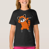 Dabbing Red Panda Niedlich Pet Animal Pandas Lover T-Shirt (Vorderseite)