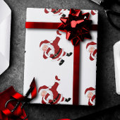 Dabbing Red Santa Claus | Fun Holiday XMAS Spaß Geschenkpapier