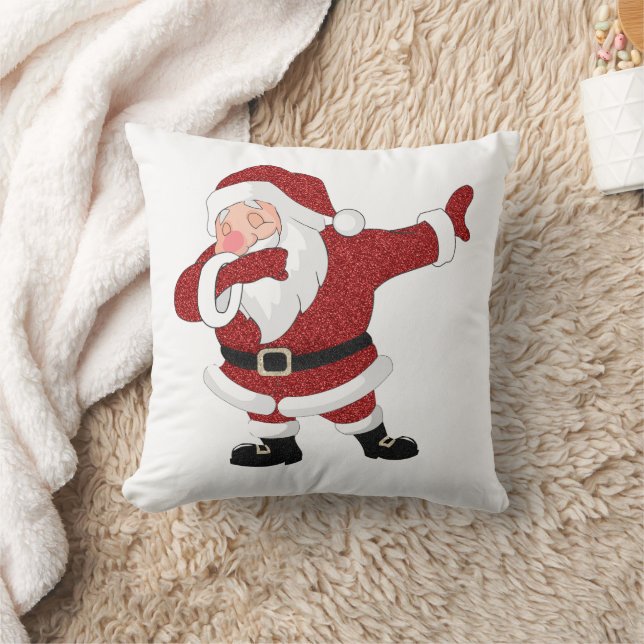 Dabbing Red Santa Claus | Fun Holiday XMAS Spaß Kissen (Decke)