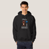 Dabbing Rentier Dab Xmas Disk Golf Player Weihnach Hoodie (Vorne ganz)