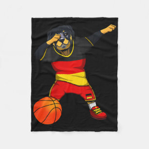 Dabbing Rottweiler Deutschland Jersey Deutsche Ske Fleecedecke