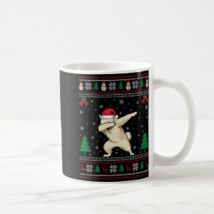 Dabbing Samoyed Dog Weihnachtsmannmütze Boys Girls Kaffeetasse