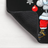 Dabbing Santa Christmas Disco Retro 70s 80s Vibes Mousepad (Ecke)