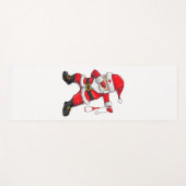 Dabbing Santa Christmas Scrub Yogamatte (Vorderseite (Horizontal))