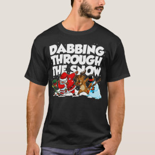 Dabbing Santa Christmas Tshirt Geschenk Dab Santa 