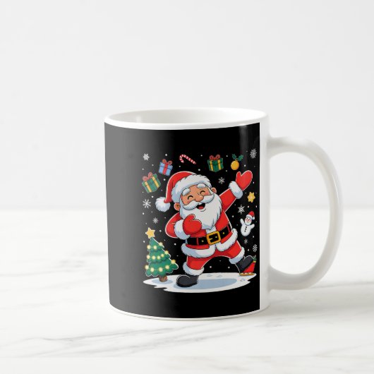 Dabbing Santa Claus Christmas Holiday Boys Kids Da Kaffeetasse (Rechts)