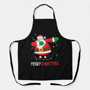 Dabbing Santa Claus Dab Dap Weihnachten Schürze
