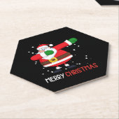 Dabbing Santa Claus Dab Dap Weihnachten Untersetzer (angewinkelt)