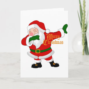 Dabbing-Santa-Claus Feiertagskarte
