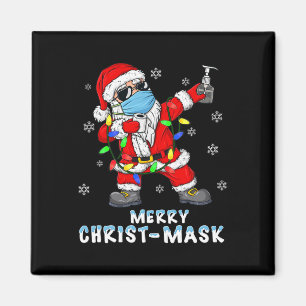 Dabbing Santa Claus Frohe Weihnachten Weihnachten  Magnet