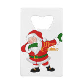 Dabbing-Santa-Claus Geldbeutel Flaschenöffner (Rückseite)