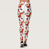 Dabbing-Santa-Claus Leggings (Rückseite)