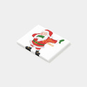 Dabbing-Santa-Claus Post-it Klebezettel (angewinkelt)