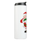 Dabbing-Santa-Claus Thermosbecher (Nach links gedreht)