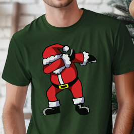 Dabbing Santa Claus Weihnachten T-Shirt