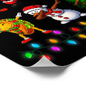 Dabbing Santa Elf Friendship Christmas Boys Kids X Poster (Ecke)