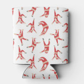 Dabbing Santa Fun Weihnachtsmuster Dosenkühler (Rückseite)