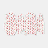 Dabbing Santa Fun Weihnachtsmuster Geschenkschachtel (Ungefaltet)