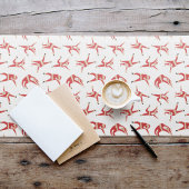 Dabbing Santa Fun Weihnachtsmuster Kurzer Tischläufer