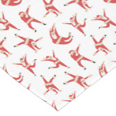 Dabbing Santa Fun Weihnachtsmuster Kurzer Tischläufer (Ecke)