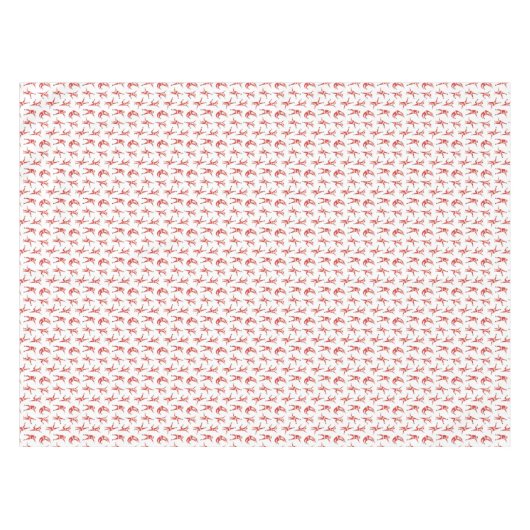 Dabbing Santa Fun Weihnachtsmuster Tischdecke (Vorderseite (Horizontal))
