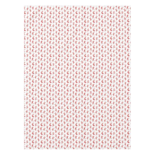 Dabbing Santa Fun Weihnachtsmuster Tischdecke (Vorderseite)