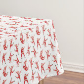 Dabbing Santa Fun Weihnachtsmuster Tischdecke (Beispiel)