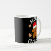 Dabbing Santa Hat Gingerbread Man Xmas For Girls T Kaffeetasse (VorderseiteRechts)