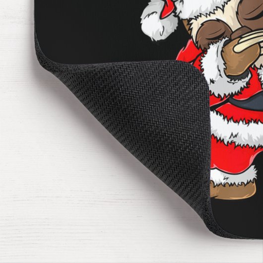 Dabbing Santa Sloth Merry Slothmas Christmas Kids  Mousepad (Ecke)
