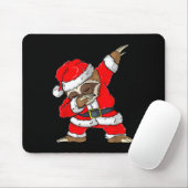 Dabbing Santa Sloth Merry Slothmas Christmas Kids Mousepad (Mit Mouse)