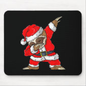 Dabbing Santa Sloth Merry Slothmas Christmas Kids Mousepad (Vorne)