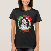 Dabbing Santa Snowman 6 7 Meme Christmas Six Seven T-Shirt (Vorderseite)