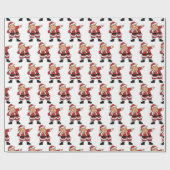 Dabbing Santa Trump 47 Weihnachten Funny Trump 202 Geschenkpapier (Flach)