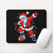 Dabbing Santa Xmas Lights Football Christmas Boys Mousepad (Mit Mouse)