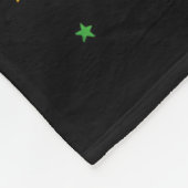 Dabbing Schwarze Mädchen Melanin Juneteenth Afrika Fleecedecke (Ecke)