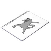 Dabbing Scottish Fold Cat Notizblock (Linke Seite)