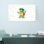 Dabbing Sea Turtle Animal Lover Rettete die Schild (Messeveranstaltung)