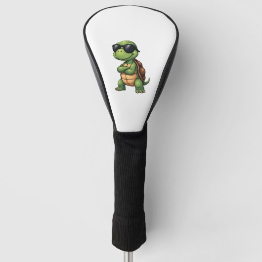 Dabbing Sea Turtle Animal Lover Save The Turtles ( Golf Headcover (Vorderseite)