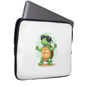 Dabbing Sea Turtle Animal Lover Save The Turtles T Laptopschutzhülle (Vorne Rechts)
