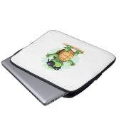 Dabbing Sea Turtle Animal Lover Save The Turtles T Laptopschutzhülle (Vorne Knopf)