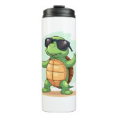 Dabbing Sea Turtle Animal Lover Save The Turtles T Thermosbecher (Vorderseite)