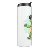 Dabbing Sea Turtle Animal Lover Save The Turtles T Thermosbecher (Nach links gedreht)
