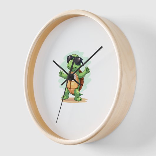 Dabbing Sea Turtle Animal Lover Save The Turtles T Uhr (Winkel)