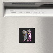 Dabbing Senior CL of 2025 Uni-Abschluß Gift Magnet (In Situ (Geschirrspüler))
