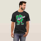 Dabbing Shamrock C Sunglasses Love St Patricks Day T-Shirt (Vorne ganz)