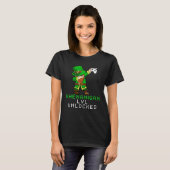 Dabbing Shamrock Shenanigans Leprechaun Unicorn Ga T-Shirt (Vorne ganz)
